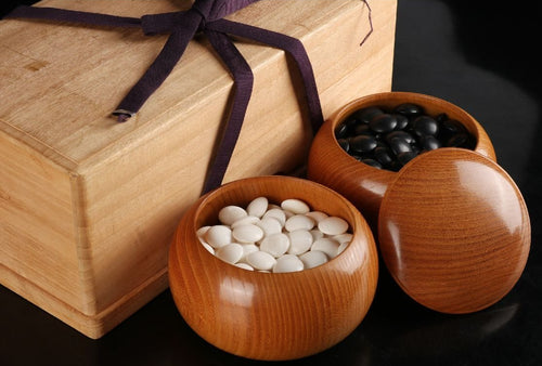 #J3815344 - Size 35 Slate & Shell - Keyaki Bowls - Paulownia Box - Free FedEx Shipping
