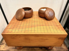 Загрузите изображение в средство просмотра галереи, #J5064020 - 15cm Floor Board Set - Kaya - Kiomote - Slate &amp; Shell - Keyaki Bowls - Free FedEx Shipping