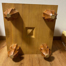 Load image into Gallery viewer, #J7939623 - 18cm Floor Board Set - Shinkaya - Tenchi-masa Cut - Slate &amp; Shell - Quince Bowls - Free Airmail Shipping