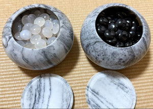 #J3231003 - Agate & Onyx Set - Marble Bowls - Free FedEx Shipping