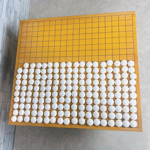 #J220433 - 12cm Floor Board Set - Kaya - Itame Kiomote - Size 25 Slate & Shell - Chestnut Bowls - Free FedEx Shipping
