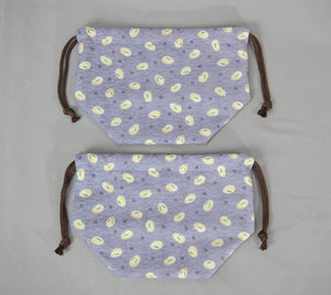 #C217 - Fabric Drawstring Bags for Go Bowls - Accessory