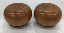 Load image into Gallery viewer, #J204311 - 8cm Floor Board Set - Matsu - Chinese Quince Bowls by Kaishi - Slate and Shell - Free FedEx Shipping