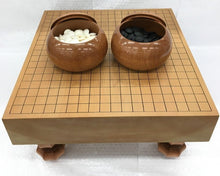 Load image into Gallery viewer, #J204311 - 8cm Floor Board Set - Matsu - Chinese Quince Bowls by Kaishi - Slate and Shell - Free FedEx Shipping