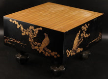 Load image into Gallery viewer, #J2635303 - 17cm Floor Board - Black &amp; Gold Lacquer - Hawks - Free FedEx Shipping