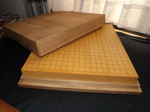 #J472122 - 6cm Table Board - Hiba - Paulownia Box with Calligraphy - Free Airmail Shipping