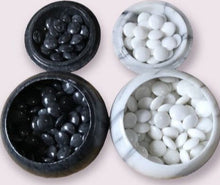 Load image into Gallery viewer, #J228527 - Go Bowls (Marble) and Go Stones (Marble) Set - Free FedEx Shipping