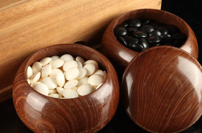 #J2329609 - Size 35 Slate & Shell Set - Cherry Bowls - Paulownia Box - Free FedEx Shipping