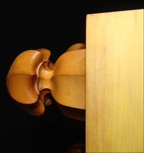 Load image into Gallery viewer, #J2481383 - 17cm Floor Board - Kaya - Kiura Itame - Paulownia Lid - Free FedEx Shipping