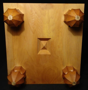 #J2481383 - 17cm Floor Board - Kaya - Kiura Itame - Paulownia Lid - Free FedEx Shipping