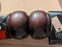 Load image into Gallery viewer, #C451 - Size 18 Slate &amp; Shell Set - Japanese Clamshell - Rosewood Bowls