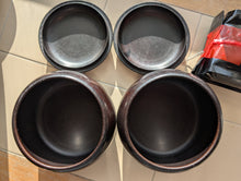 Load image into Gallery viewer, #C451 - Size 18 Slate &amp; Shell Set - Japanese Clamshell - Rosewood Bowls