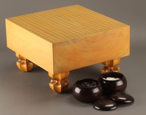 #178913 - 14.8cm Floor Board Set - Kaya - Keyaki Bowls - Slate & Shell Stones - Free FedEx Shipping