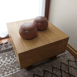 #168996 - 17cm Floor Board Set - Shinkaya - Shihou-masa Cut - Keyaki Bowls - Size 30 Slate & Shell - Free FedEx Shipping