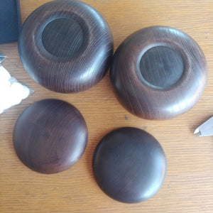 Size 22 Go Stones and Go Bowls Set - Slate & Shell - Size M Mulberry bowls - #C063