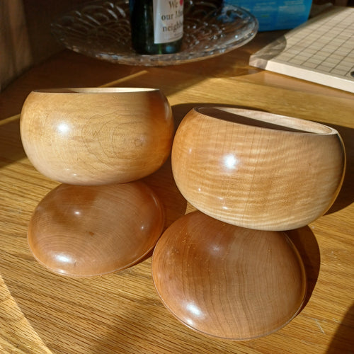 Golden Glow Go Bowls - XL - Island Mulberry / Tiger Maple - #C091