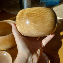 Load image into Gallery viewer, Golden Glow Go Bowls - XL - Island Mulberry / Tiger Maple - #C091