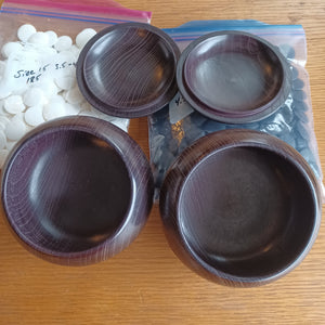 Size 18 Slate and Shell Set - Mulberry bowls - Hamaguri - #C108