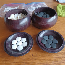 Load image into Gallery viewer, Size 18 Slate and Shell Set - Mulberry bowls - Hamaguri - #C108