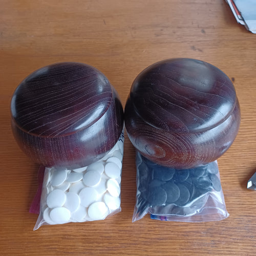 Size 18 Slate and Shell Set - Mulberry bowls - Hamaguri - #C108
