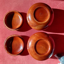 Load image into Gallery viewer, Size 28 Slate and Shell set - XL Mahogany Go Bowls - Snow - #C135