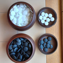 Load image into Gallery viewer, #C143 - Size 28 Go Stones and Go Bowls Set - L Shiochi (Ash) - Glass