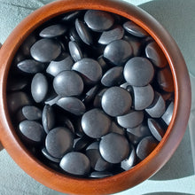 Load image into Gallery viewer, #C146 - Size 32 Slate and Shell Go Stones and Go Bowls Set - Moon - Cherry