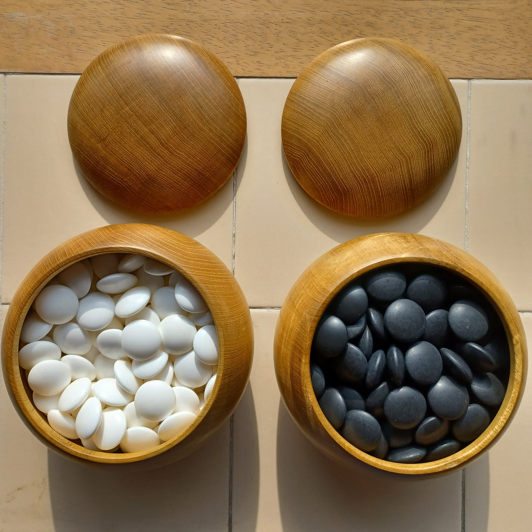 #C149 - Size 34 Slate and Shell Go Stones and Go Bowls Set - Utility - Ash / Island Mulberry