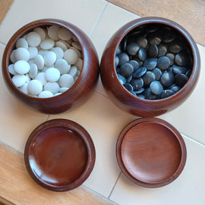 #C150 - Size 30 Go Stones and Go Bowls Set - Marble - Ash / Oak