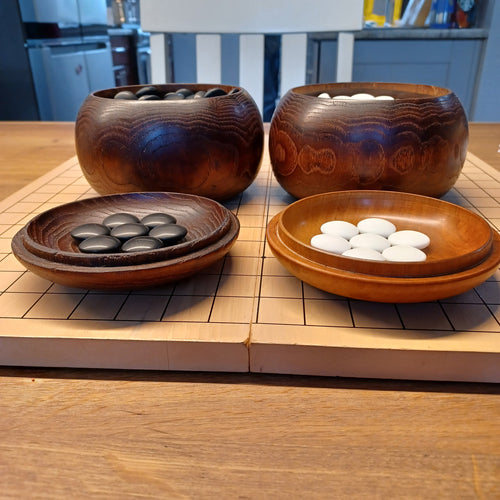 #C163 - Size 32 Go Stones and Go Bowls Set - XL Chestnut - Glass