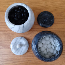 Load image into Gallery viewer, #C166 - Size 32 Go Stones and Go Bowls Set - Repaired Marble - Glass