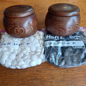 #C173 - Size 32 Slate and Shell set - Chestnut Go Bowls