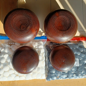 #C188 - Off Spec - Size 28 Go Stones and Go Bowls Set - Size L Chestnut - Slate & Off-Spec Clamshell