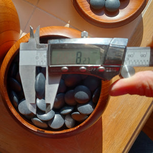 #C190 - Size 30/31 Slate and Shell Go Stones and Go Bowls Set - Utility - Keyaki