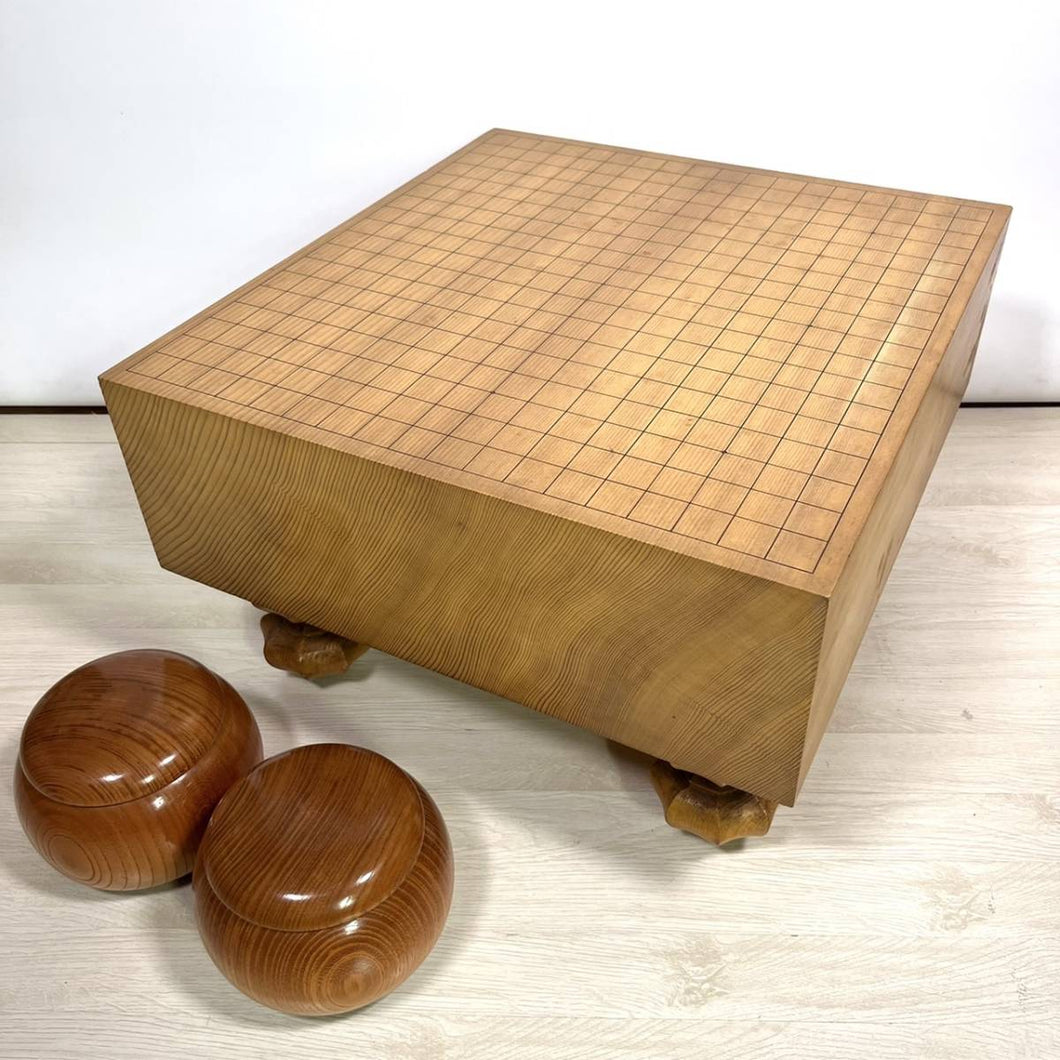 #152102 - 14cm Floor Board Set - Shin-kaya - Shihou Masa - Slate & Shell - Keyaki Bowls - Free Airmail Shipping