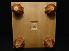 Load image into Gallery viewer, #138564 - 17cm Floor Board Set - Shinkaya - Shihou-masa Cut - Chinese Quince Bowls - Size 34 Slate &amp; Shell - Moon - Free Airmail Shipping