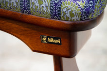 Load image into Gallery viewer, #138986 - Blue &amp; Gold Hikari Armrest (1) for Floor Boards - Lion / Phoenix - Collapsible - Accessory