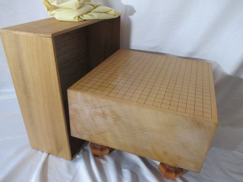 18cm Floor Board - Shin-kaya - Shihou-masa Cut - Paulownia Lid - Cloth Cover - Free Airmail Shipping - #127633