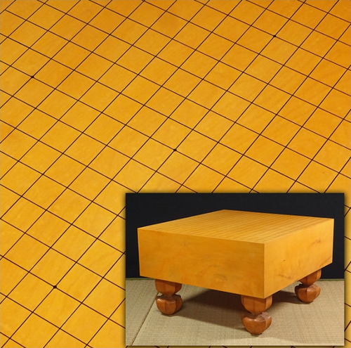 14.3cm Floor Board - Kaya - Honkei - Brocade Cloth - Paulownia Lid - Free Airmail Shipping - #129450